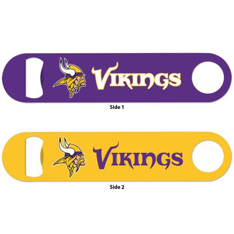 Vikings Long Neck Bottle Opener Metal 2-Sided