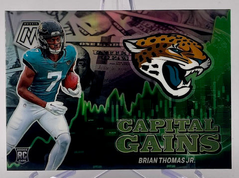 Jaguars Brian Thomas Jr 2024 Panini Mosaic No.17 Rookie Single Card