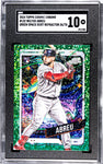 Red Sox Wilyer Abreu 2024 Topps Chrome Cosmic No.132 #26/75 SGC Graded 10 Rookie Single Card