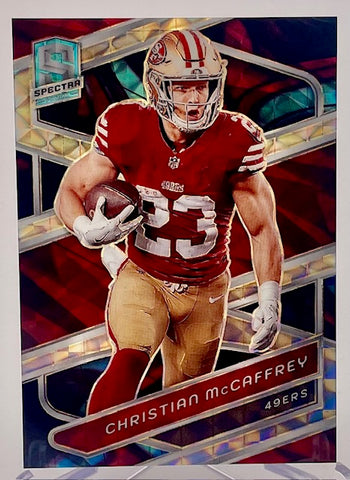 49ers Christian McCaffrey 2024 Panini Spectra No.89 #53/60 Single Card