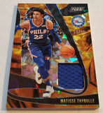 76ers Matisse Thybulle 2019-20 Panini Player of the Day #55/99 Player-Worn Single Card