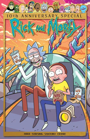 Rick & Morty 10th Anniversary Special Issue #1 July 2024 Cover A Comic Book