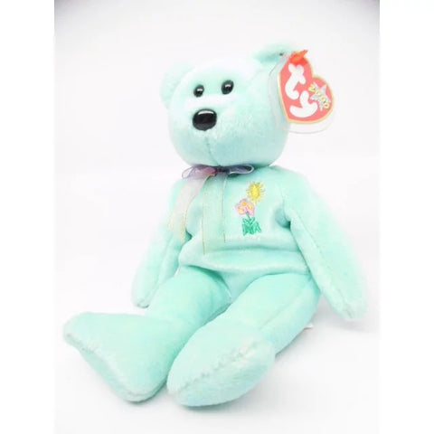 TY Beanie Baby 8.5" - Ariel 2000 Teal Bear