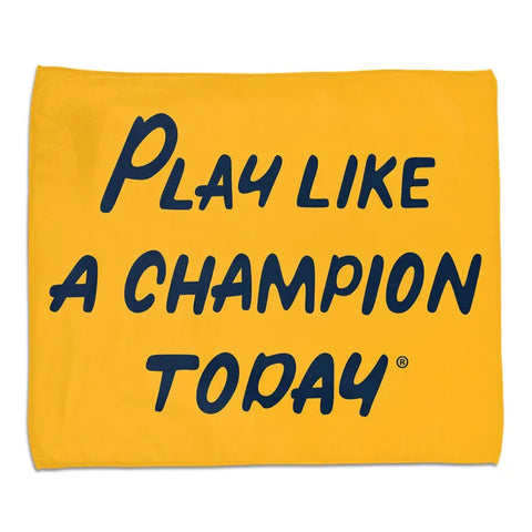 Notre Dame Rally Towel Spectra 15"x18" "Play Like a Champion"