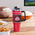 Ohio St 40oz Stainless Steel Canyon Cup w/ Straw