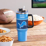 Lions 40oz Stainless Steel Canyon Cup w/ Straw