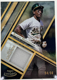 Athletics Rickey Henderson 2021 Topps Gold Label No.MLR-RH 04/50 Relic Single Card