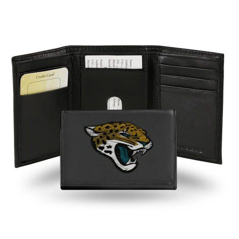 Jaguars Leather Wallet Embroidered Trifold