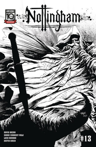 Nottingham Issue #13 June 2024 Black & White Variant Comic Book