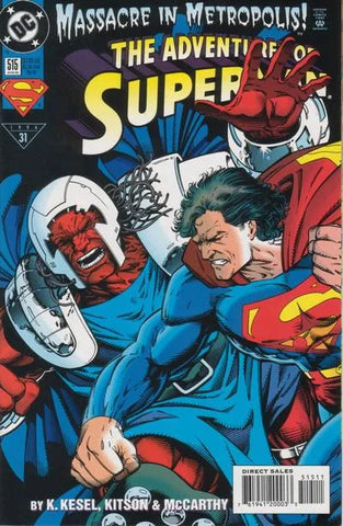 Adventures of Superman Issue #515 August 1994 Comic Book