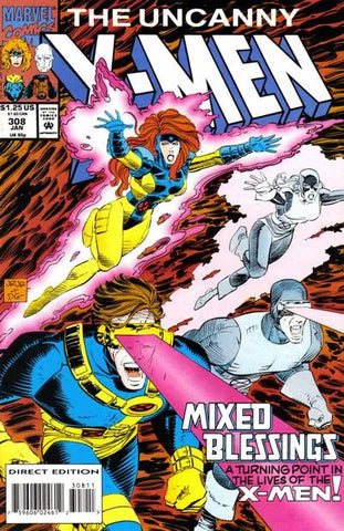 Uncanny X-Men Issue #308 January 1994 Comic Book