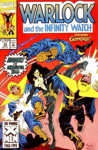 Warlock and the Infinity Watch Issue #14 March 1993 Comic Book