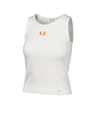 Miami Hurricanes Ladies Shirt Sandstone Uplift Tank