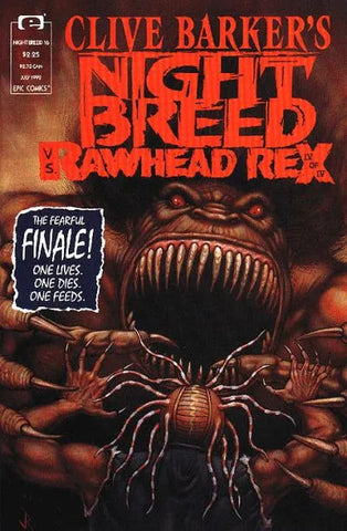 Night Breed Issue #16 July 1992 Comic Book