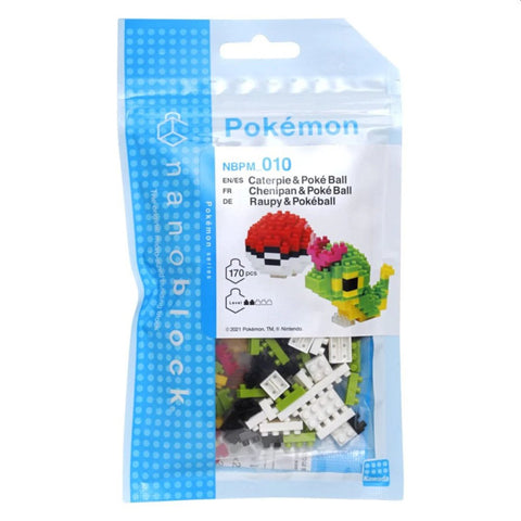 Pokemon Nanoblock - Caterpie & Poke Ball 010