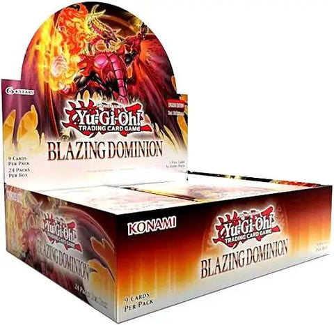 yugioh 1st edition booster box Yu-Gi-Oh Blazing Dominion 1st Edition Booster Box – JP Sports
