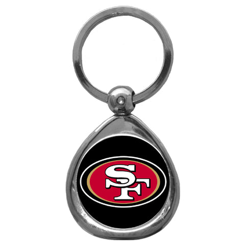 49ers Keychain Chrome Logo