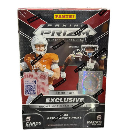 2025 Panini Prizm Draft Pick NCCA Football Blaster Box