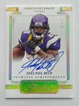 Vikings Adrian Peterson 2022 Panini Flawless No.ACH-ADP 10/15 Autograph Single Card