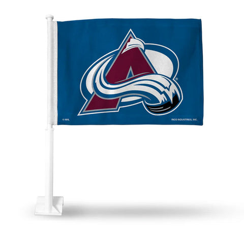 Avalanche Car Flag Logo Blue