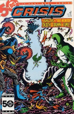 Crisis on Infinite Earths Issue #10 January 1986 Comic Book