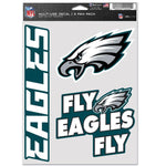 Eagles 3-Pack Fan Pack Decal 5.5 x 7.75