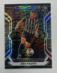 Newcastle United Emil Krafth 2020-21 Obsidian No.39 White Pulsar #07/11 Rookie Single Card