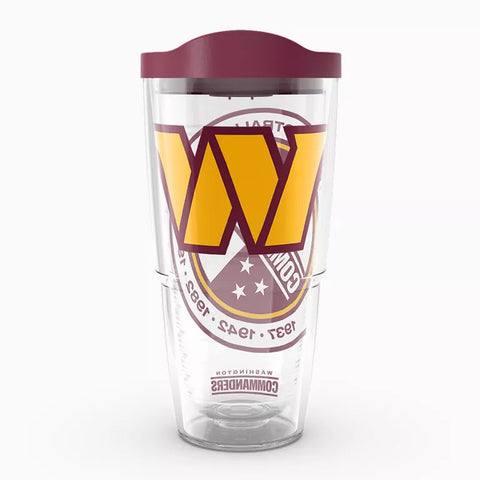 Commanders 24oz Genuine Tervis w/ Lid