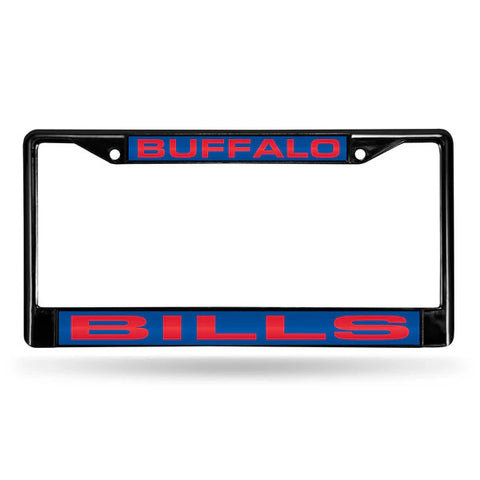 Bills Laser Cut License Plate Frame Color Black