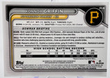 Pirates Konnor Griffin 2024 Topps Bowman Draft Chrome No. CPA-KG Autographed Single Card
