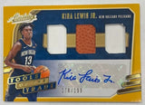 Pelicans Kira Lewis Jr 2020-21 Absolute Memorabilia No.TT3-KLE #178/199 Autographed Relic Rookie Single Card