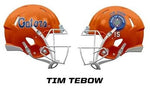 Gators Mini Helmet Speed Ring of Honor Tim Tebow #15 Orange