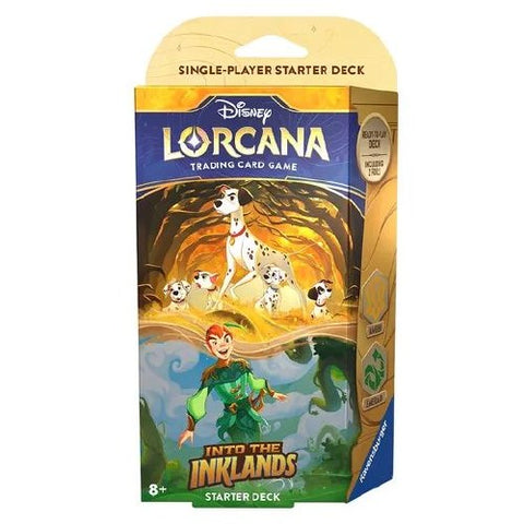 Disney Lorcana Starter Deck - Into the Inklands - Amber/Emerald