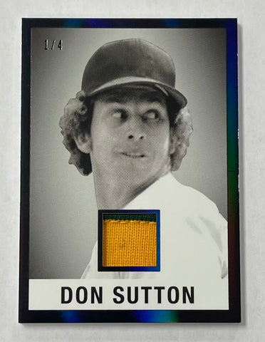 Dodgers Don Sutton 2022 Leaf In The Game Used No.LM-07 1/4 Relic Single Card