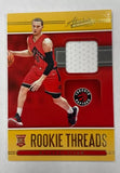 Raptors Malachi Flynn 2021 Absolute Memorabilia No.RT-MFL Relic Rookie Single Card