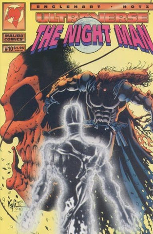 The Night Man Issue #10 July 1994 Comic Book