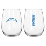 Chargers 16oz Curved Beverage Stemless Wine Glass