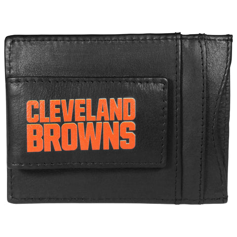 Browns Leather Cash & Cardholder Magnetic Name