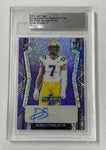 LSU Derek Stingley Jr 2022 Leaf Flash Pre-Production 1/1 Purple Sparkle Autographed Rookie Single Card