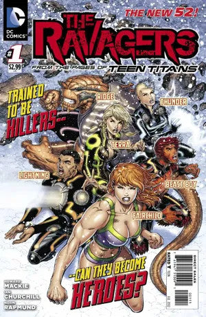 The Ravagers Issue #1 June 2012 Comic Book