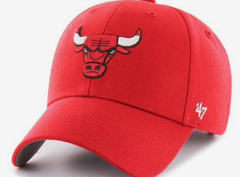 Bulls Hat 47' MVP Adjustable Red