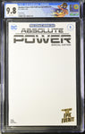 Absolute Power 2024 FCBD Special Edition Issue #1 CGC Graded 9.8 Sketch Edition Comic Book