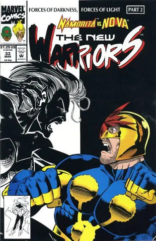 The New Warriors Issue #33 March 1993 Comic Book