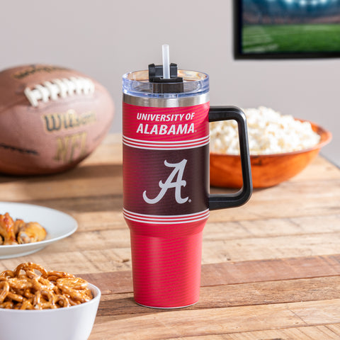 Alabama 40oz Stainless Steel Canyon Cup w/ Straw