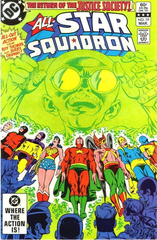 All-Star Squadron Issue #19 March 1983 Cover A Comic Book