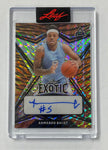 Tarheels Armando Bacot 2022 Leaf Exotic Basketball No.BA-AB2 3/7 Autographed Rookie Single Card