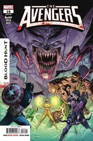 Avengers Issue #16 LGY#782 July 2024 Cover A Comic Book
