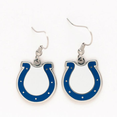 Colts Earrings Dangle White