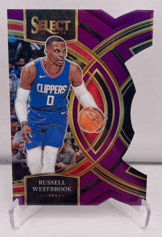 Clippers Russell Westbrook 2023-24 Panini Select No.146 #35/99 Premier Die-Cut Single Card