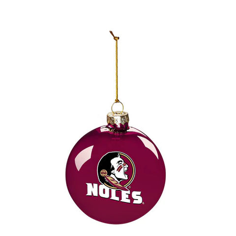 FSU Ornament Blown Glass Bulb